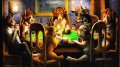 Hunde spielen Poker Lustiges Haustiere